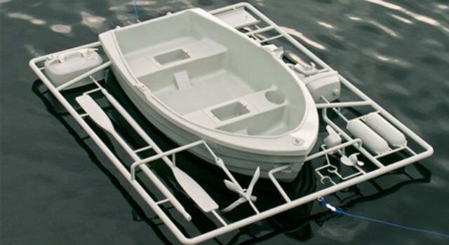punch out DIY boat
