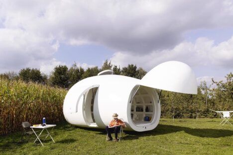 Blob egg shaped house
