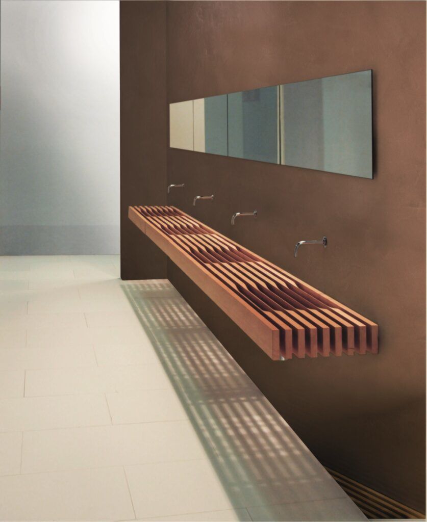 Rapsel Secret Bathroom wood shelves