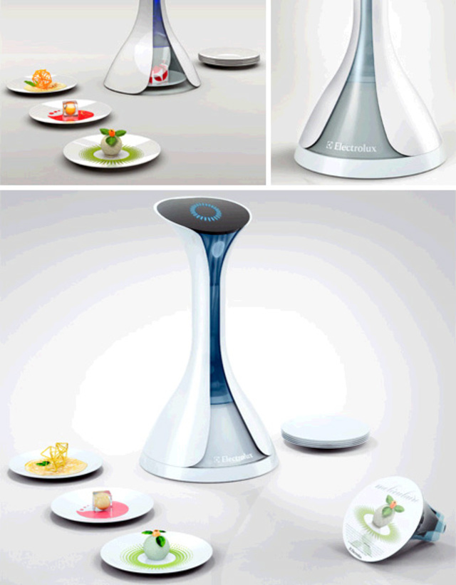 Futuristic 3D printed food