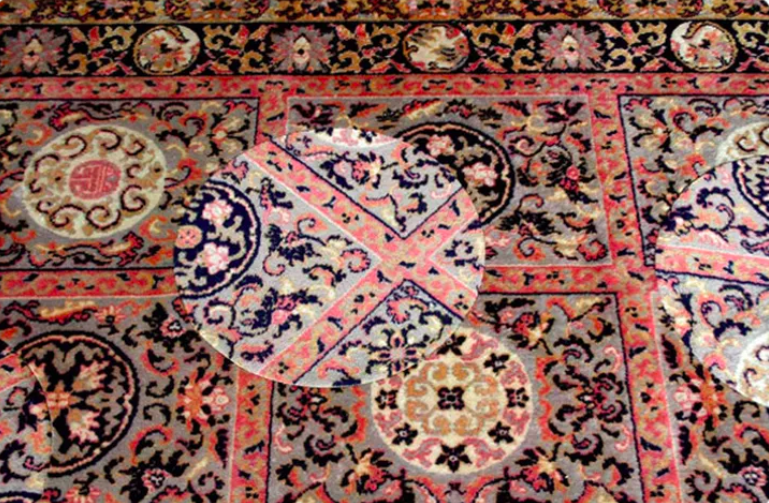 Cutout carpet design