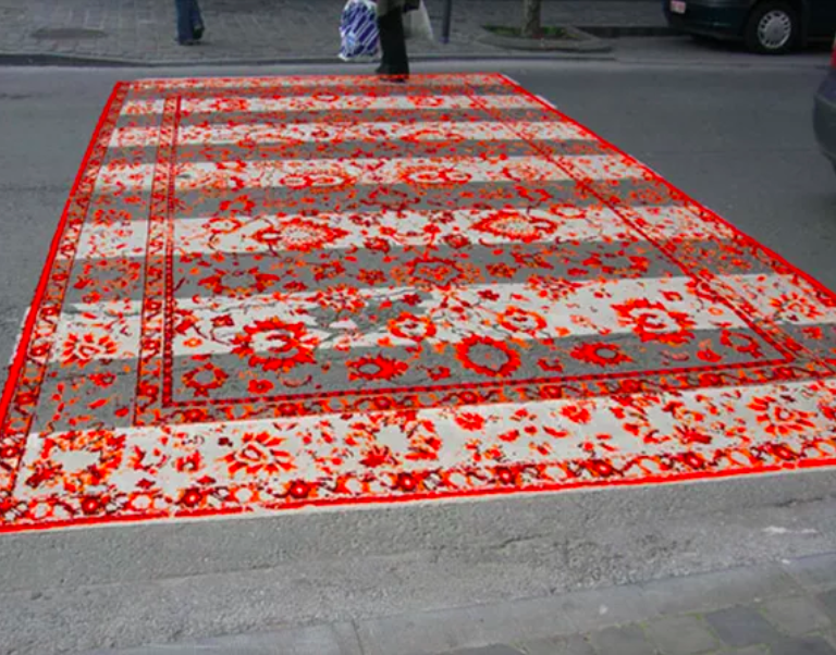 Carpet crosswalk
