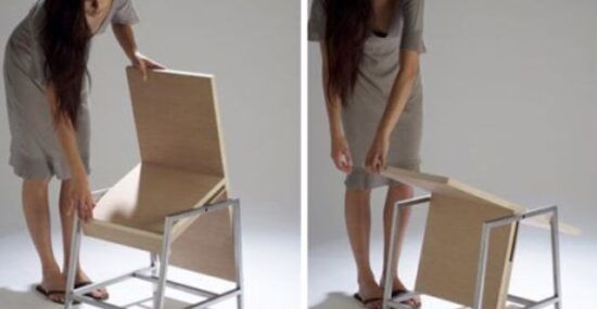 logerot flip table chair