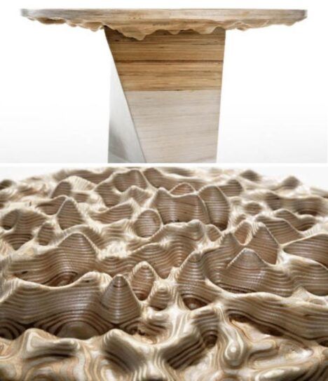 topographic cnc cut table