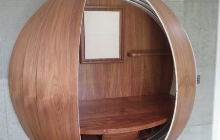 Dime Drinks Cabinet open