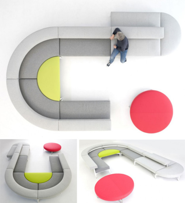 custom modular sofa design