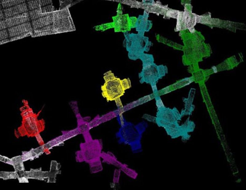 Laser scans rome burial chambers