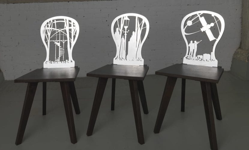 Weird chairs by Kranen Gille