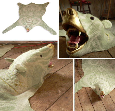 Funny Faux Bear Skin Rug Idea For Real, How To Skin A Bear For Rug Diagram