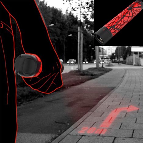 Way-Finding Flashlight to Project Mobile Maps & Directions