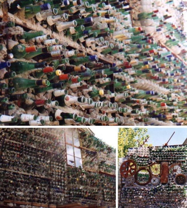 glass bottle recycled materials