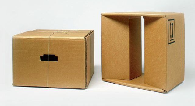 move cardboard box seat
