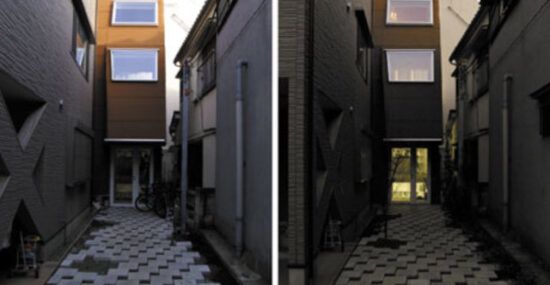 ultra narrow skinny house design