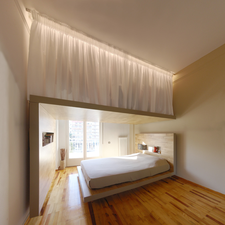 27 architects apartment thessaloniki bedroom loft