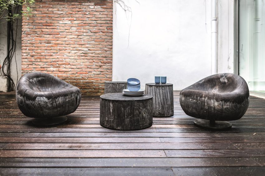Riva 1920 wooden outdoor furniture