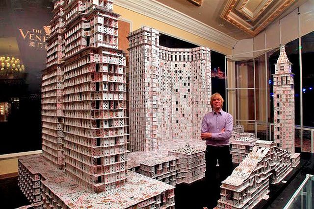tallest house of cards freestanding