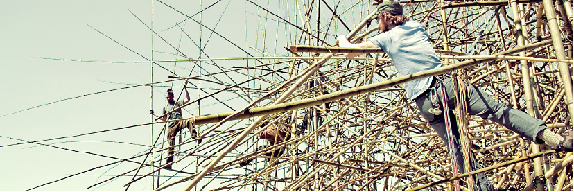 Big Bambu installation MOMA