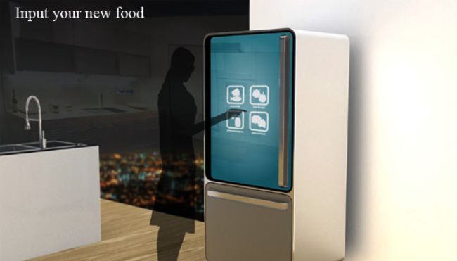 legg smart fridge input new food