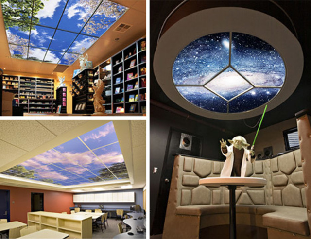 Fake Landscape Windows Skylights Designs Ideas On Dornob