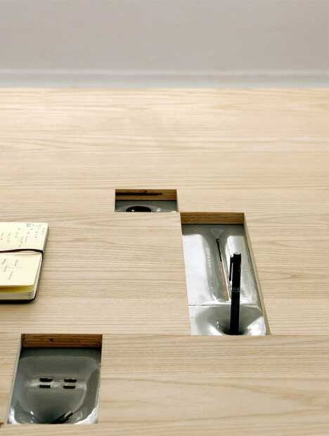 razy2 hidden desk wood table secret compartments
