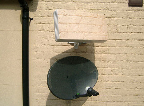 ways to hide a satellite dish