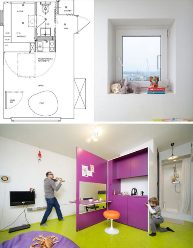 small apartment plan layout