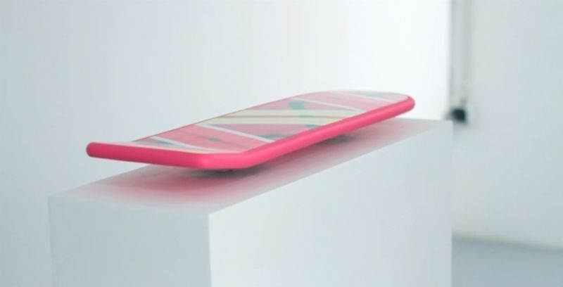 Back to the Future hoverboard design pink
