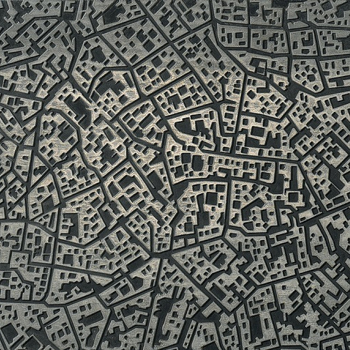 City tiles anthracite detail