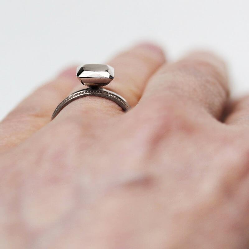 precious metals engagement ring