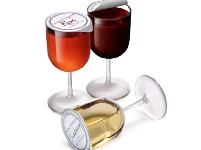 single serving wine glass