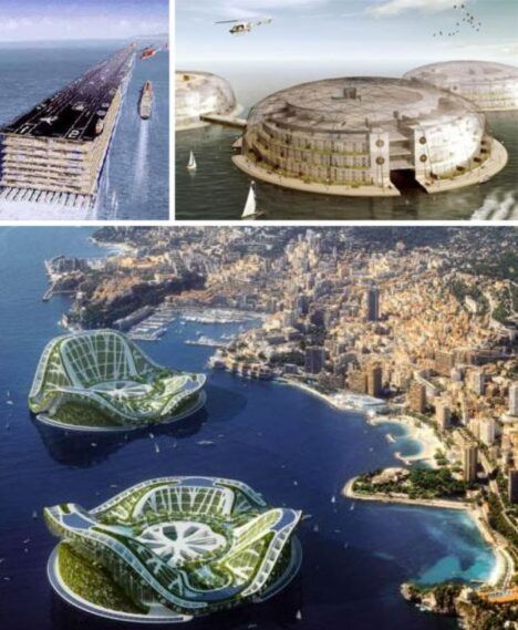 Floating Cities utopian-concept-designs
