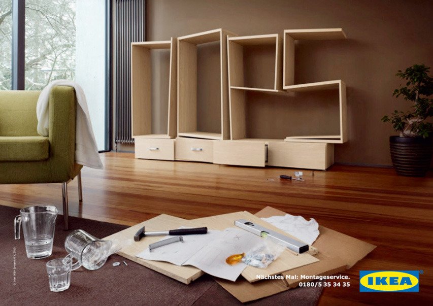 Ikea furniture assembly service ads oops