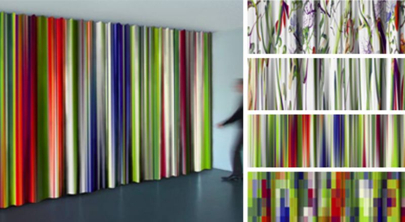 Jeroen Vinken digital floral pattern textiles