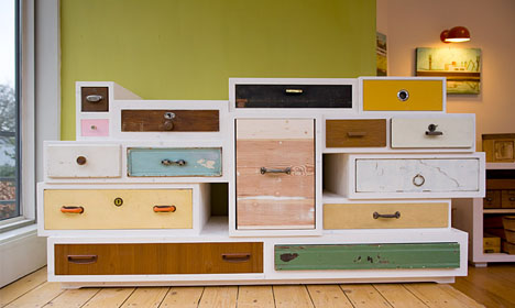Old Wood Drawers Set In New Dressers Designs Ideas On Dornob