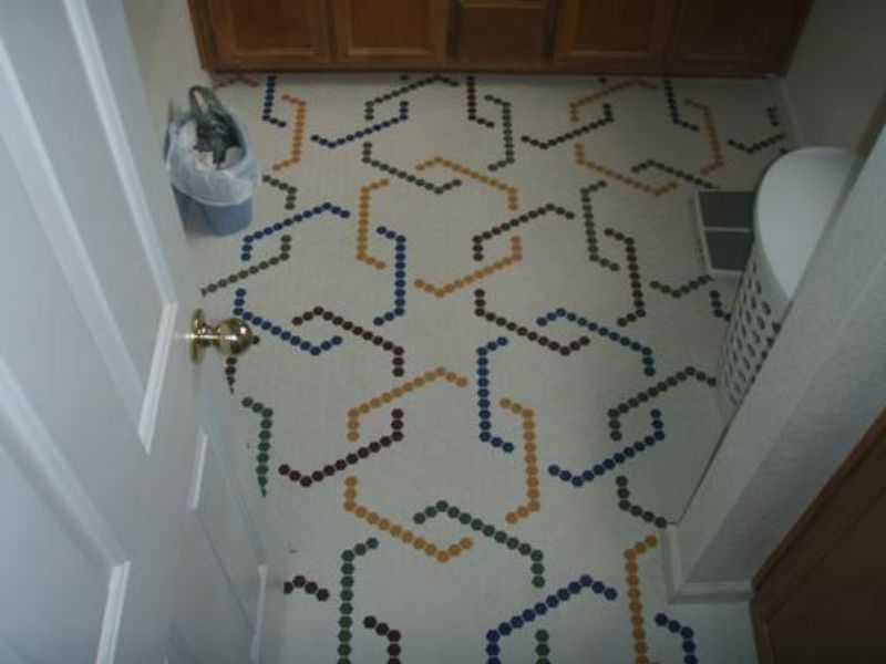 Mathematical tile patterns mosaic Alhambra