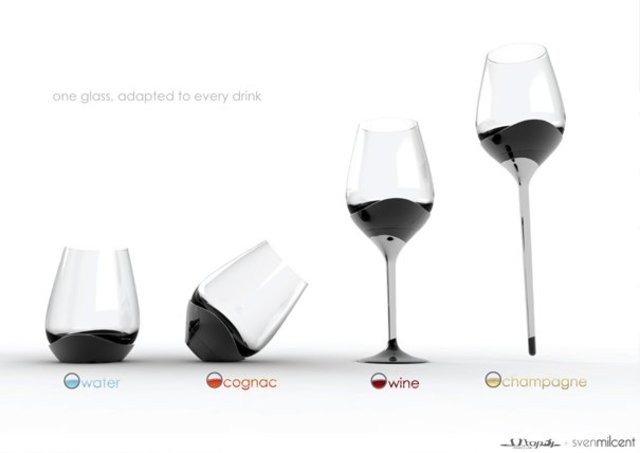 One Glass for Every Drink concept