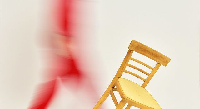 balancing chair sculpture