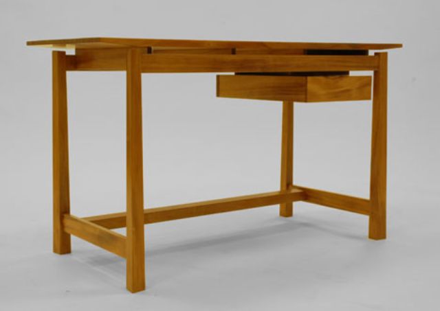 handmade wooden desk