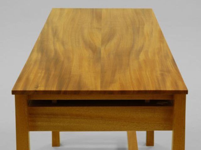 solid wood desktop