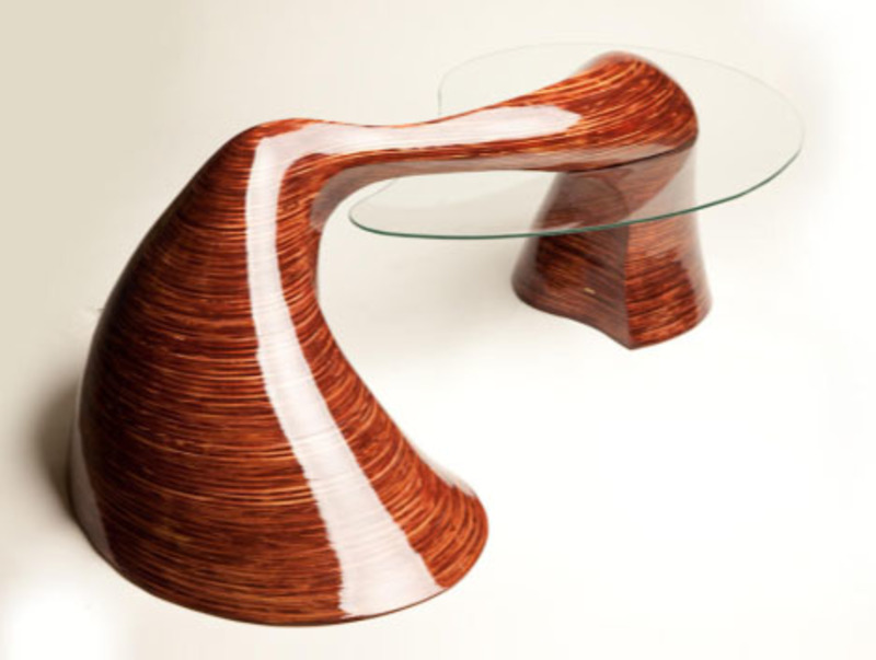 wood ply curved furniture