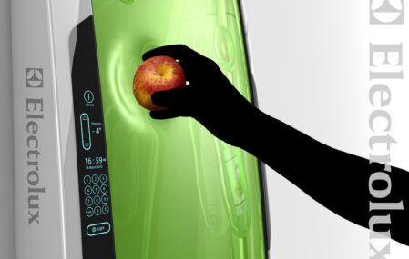 Electrolux biofridge inserting apple