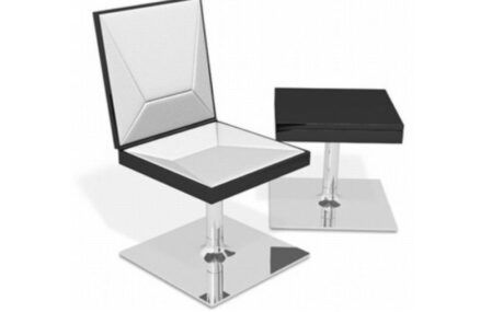 Simple table converts to chair