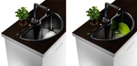 dishwasher secret sink design