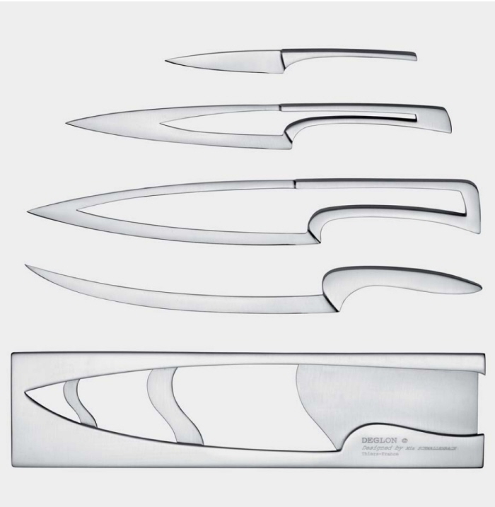 Nesting Chef's Knives Save Space in the Kitchen