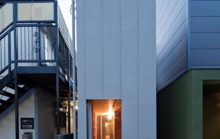 Mount Fuji Near House skinny facade