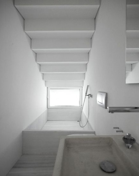 Saving Strange Spaces Small  Under  Staircase  Bathrooms 