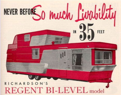 vintage modern trailer home