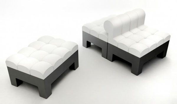 Modular sofa and armchair design