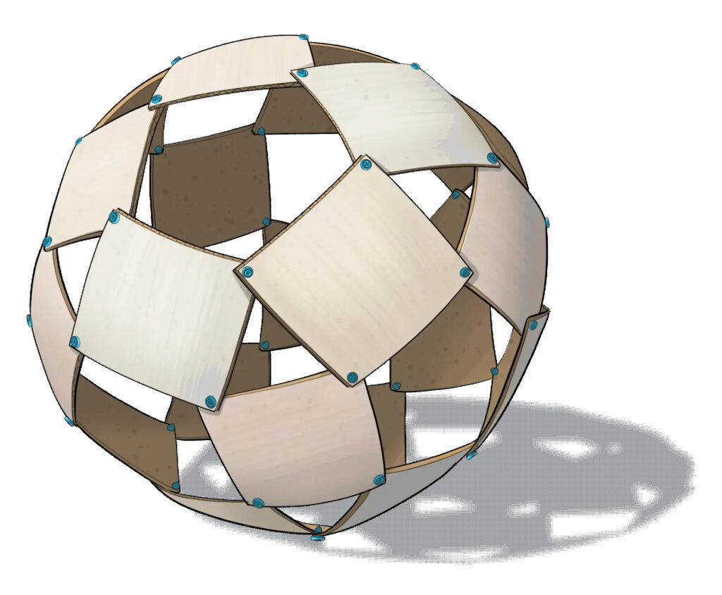 Makedo-kits-for-DIy-projects-soccer-ball