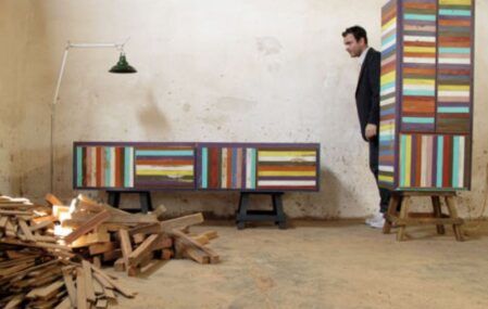 Neorustica furniture inspired by shanty towns scrap wood